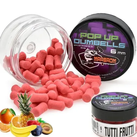 Dumbells POP UP 6 mm Margrom TUTTI FRUTTI przynęta Method Feeder