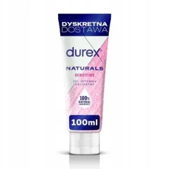 Durex Naturals Sensitive Delikatny Żel Intymny 100 ml Nawilżający z Aloesem