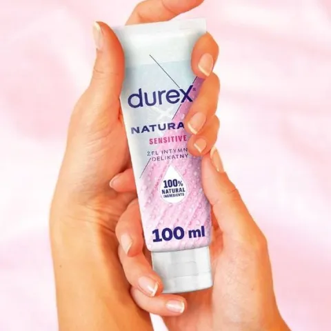 DUREX NATURALS SENSITIVE Żel Naturalny Lubrykant Wodny 100 ml Lekki Nawilża