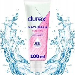 DUREX NATURALS SENSITIVE Żel Naturalny Lubrykant Wodny 100 ml Lekki Nawilża