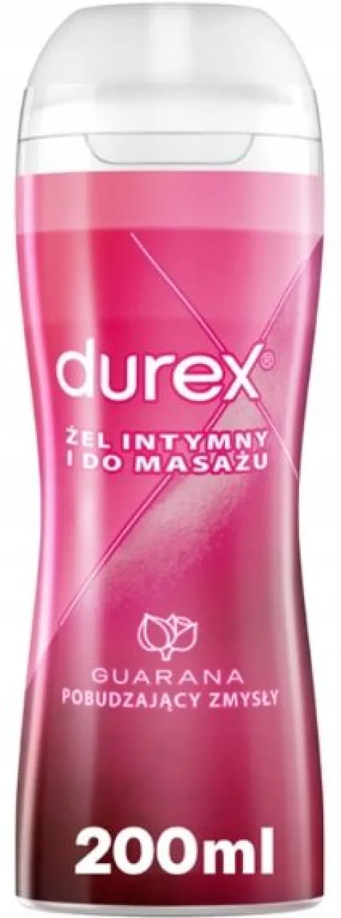 DUREX Play Żel 2w1 Guarana STYMULUJE POBUDZA 200ml do Sexu i Masażu