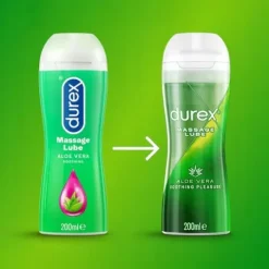 DUREX PLAY 2w1 ALOE VERA Żel Intymny 200 ml do sexu MASAŻU nawilżający