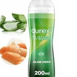 DUREX PLAY 2w1 Nawilżający Żel z Aloesem RELAKSUJĄCY 200 ml Do Masażu Sexu