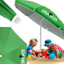 DUŻY PARASOL PLAŻOWY OGRODOWY OCHRONA UV ŁAMANY WODOODPORNY POKROWIEC