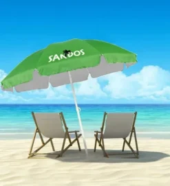 DUŻY PARASOL PLAŻOWY OGRODOWY OCHRONA UV ŁAMANY WODOODPORNY POKROWIEC