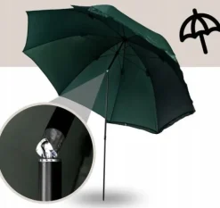 DUŻY PARASOL WĘDKARSKI 240cm WODOODPORNY namiot Z BOKAMI na ryby PARASOL