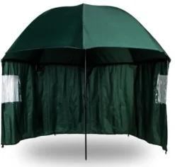 DUŻY PARASOL WĘDKARSKI 240cm WODOODPORNY namiot Z BOKAMI na ryby PARASOL