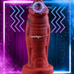 Duży Penis Z Wibratorem Wielkie Dildo Monster XXL 8 Funkcji