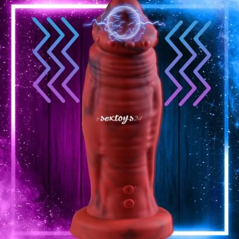 Duży Penis Z Wibratorem Wielkie Dildo Monster XXL 8 Funkcji