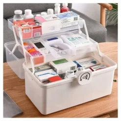 DUŻY POJEMNIK KASETKA BOX PUDEŁKO NA LEKI TABLETKI