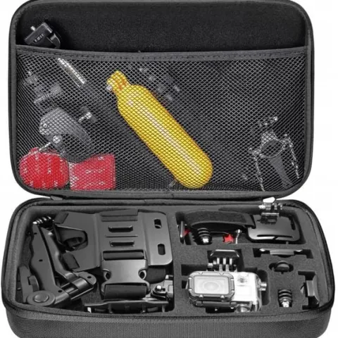 DUŻY POKROWIEC FUTERAŁ WALIZKA do GoPro HERO 12 11 10 9 8 7 BLACK