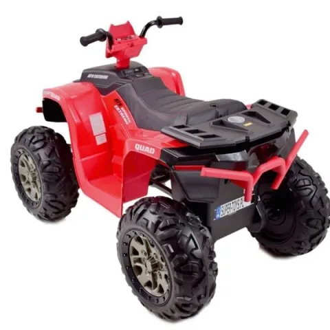 DUŻY QUAD NA AKUMULATOR, MIĘKKIE SIEDZENIE, MIĘKKIE KOŁA/CH9955