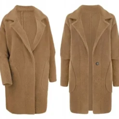 DUŻY ROZMIAR płaszcz z ALPAKI kurtka WEŁNA KOLORY