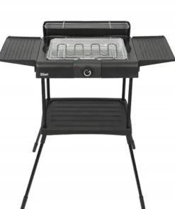 DUŻY STOJĄCY GRILL ELEKTRYCZNY OGRODOWY TERMOSTAT 2400W 6W1 XXL