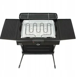 DUŻY STOJĄCY GRILL ELEKTRYCZNY OGRODOWY TERMOSTAT 2400W 6W1 XXL