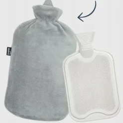Duży termofor gumowy w pokrowcu Pasper XXL - 3500 ml - 8 godzin cieplnych