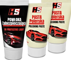 DUŻY ZESTAW DO REGENERACJI POLEROWANIA LAMP PAPIER PAD GĄBKA PASTA POWŁOKA