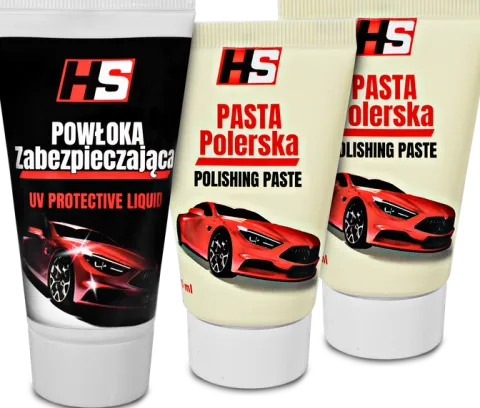 DUŻY ZESTAW DO REGENERACJI POLEROWANIA LAMP PAPIER PAD GĄBKA PASTA POWŁOKA