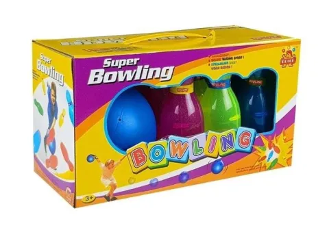 Duzy Zestaw Kręgli 6 sztuk + Piłka Bowling
