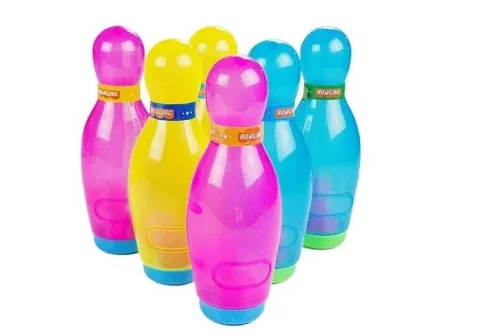Duzy Zestaw Kręgli 6 sztuk + Piłka Bowling