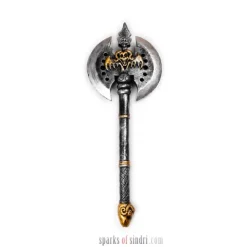Dwustronny Topór Chaosu | Pianka | 66 cm | Nekromanta Fantasy