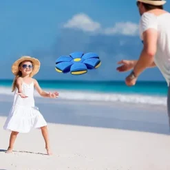 Dyskopiłka Frisbee 2w1 Latający Dysk Ufo Piłka Zabawka Do Rzucania