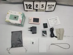 DZIECIĘCY MINI APARAT FOTOGRAFICZNY RÓŻOWY 32G 16-KROTNY ZOOM CYFROWY