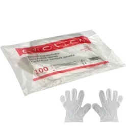Efalock Rękawiczki jednorazowe, przezroczyste, męskie, 100 sztuk