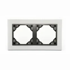 Efapel metallo ramka 2-krotna aluminium grafit 90920 tus