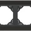Efapel metallo ramka 2-krotna nikiel grafit 90920 tqs