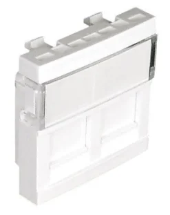 Efapel Quadro45 moduł 2 x złącze rj biały mat 45971 SBM