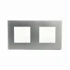 Efapel Quadro45 ramka 2-krotna aluminium 45920 tal
