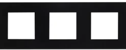 Efapel Quadro45 ramka 3-krotna czarny 45930 TPM