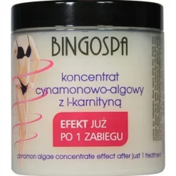 EFEKT JUŻ PO 1 ZABIEGU KONCENTRAT CYNAMON ALGI L-KARNITYNA 250 g