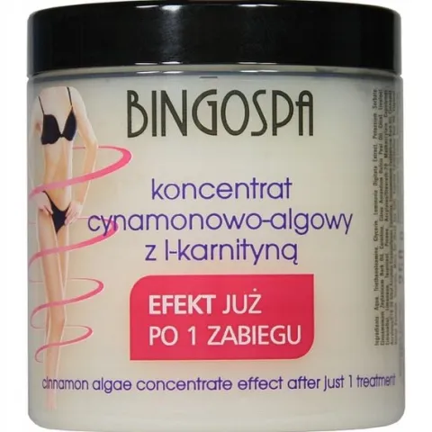 EFEKT JUŻ PO 1 ZABIEGU KONCENTRAT CYNAMON ALGI L-KARNITYNA 250 g