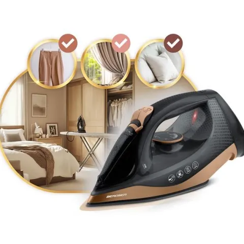 Żelazko bezprzewodowe parowe 2600W Berdsen BD-333 ceramiczna powłoka