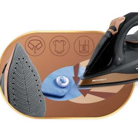 Żelazko bezprzewodowe parowe 2600W Berdsen BD-333 ceramiczna powłoka