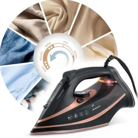 Żelazko parowe 3000W Berdsen BD-332 ceramiczna powłoka praca w pionie