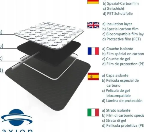 Elektrody TENS żelowe do elektrostymulatora EMS duże 10x5cm, 16 szt.