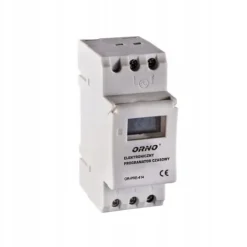 Elektroniczny programator czasowy 16 programów DIN TH-35mm OR-PRE-414 ORNO