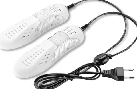 Elektryczna Suszarka do Butów 10W Ciche Ogrzewanie Usuwa Wilgoć ABS Biała