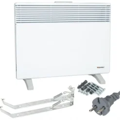 Elektryczny grzejnik konwektorowy przenośny ścienny termostat WARMTEC 1000W