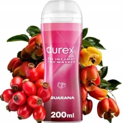 Żel intymny Durex Massage Lube Guarana 200 ml