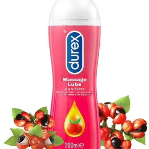 Żel Intymny DUREX PLAY GUARANA 2w1 200ml Duży Lubrykant Wodny Sex Masaż