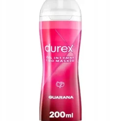 Żel Intymny DUREX PLAY GUARANA 2w1 200ml Duży Lubrykant Wodny Sex Masaż