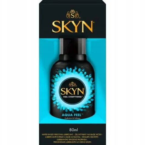 Żel intymny SKYN AQUA FEEL Aloes + Wit. E 80ml na bazie wody nawilżający