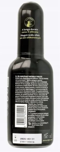 Żel intymny Skyn Naturally Endless 80ml Nawilżający Lubrykant na bazie wody