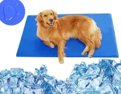 Żelowa Mata Chłodząca Dla Zwierząt 70X110 Cm Niebieska