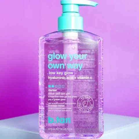 Żel samoopalający Przezroczysty B.tan Glow your own way low key glow 473ml