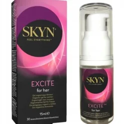 Żel SKYN EXICTE potęgujący 15 ml wzmacnia MOCNY ORGAZM DLA KOBIET nawilża